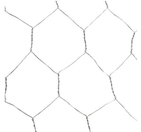 Midwest Air 308415B 12" x 50' Foot 1" Mesh Poultry Netting Chicken Wire Fencing - Quantity of 1