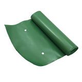 Frost King DE300 12' ft x 7" Green Plastic Flexible Roll Out Downspout Extender - Quantity of 4