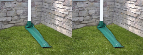 Thermwell DE46 46" Green Roll Out / Roll Up Automatic Downspout Extenders - Quantity of 2