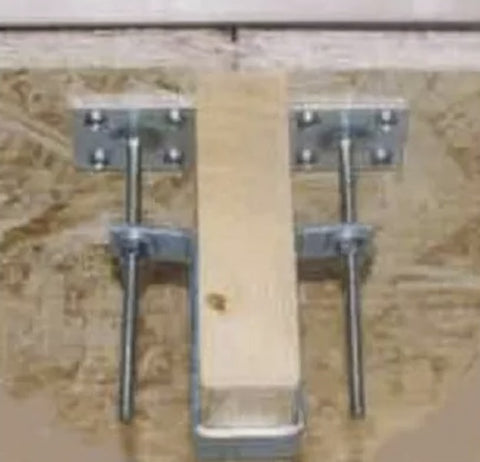 E & E Seam-Ender E3828 Sub-Floor Seam Pop Floor Repair Bracket - Quantity of 2