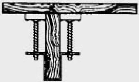 E & E Seam-Ender E3828 Sub-Floor Seam Pop Floor Repair Bracket - Quantity of 2