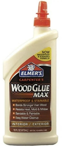 Elmer's E7310 16 oz Stainable Waterproof Carpenters Indoor/Outdoor Wood Glue - Quantity of 3