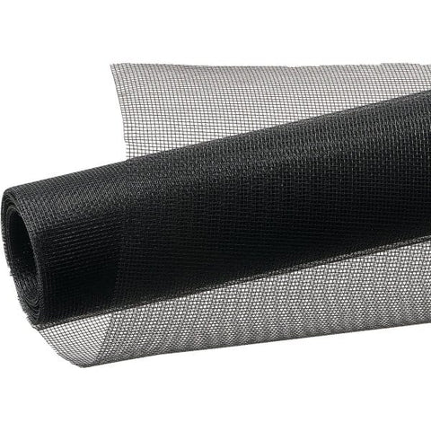 FCS8489-M 48"x100' Clear Advantage Invisible Charcoal Fiberglass Screen Screening