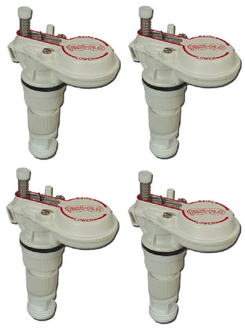 Freeland FF Free-Flo Heavy-Duty Plastic No Float Automatic Livestock Watering Shutoff Valve - Quantity of 4