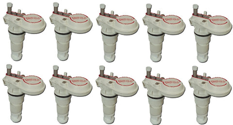 Freeland FF Free-Flo Heavy-Duty Plastic No Float Automatic Livestock Watering Shutoff Valve - Quantity of 10