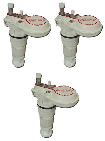Freeland FF Free-Flo Heavy-Duty Plastic No Float Automatic Livestock Watering Shutoff Valve - Quantity of 3