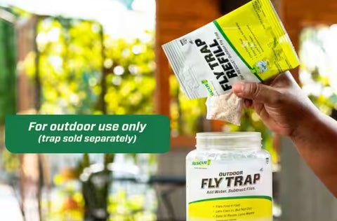 Rescue FTA-DB12 Fly Trap Attractant Refill Bait - Quantity of 18