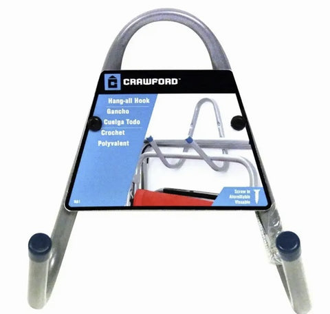 Crawford HA1 Steel Hang All Garage Wall U-Shaped Storage Bracket Hook
