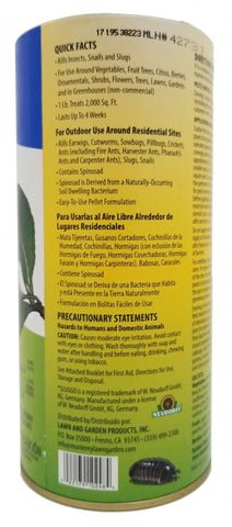 Monterey LG6575 1 LB Container of Sluggo Plus Slug & Snail Bait