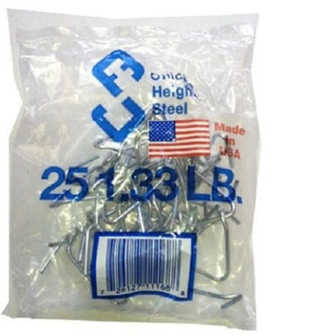 Chicago Heights M005FAST25RG025 25-Packs of T-Post Fence Post Clip / Fasteners - Quantity of 40