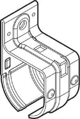 National N100-006 DP5420BC Single Round Barn Door Rail Support Brackets - Quantity of 4