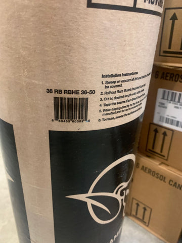 Ram Board RBHE3650 36" Inch x 50' Foot Roll of Floor Protection Fiberboard