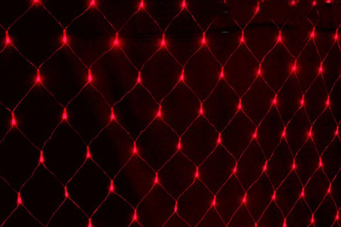 Holiday Wonderland 48953-88 150-Count 4' x 6' Red Christmas Net Light Set - Quantity of 3