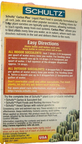 Schultz SPF44300 Cactus Plus Liquid Plant Food Fertilizer For Cacti & Succulents