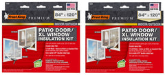 Frost King V86M 84" x 120" Indoor / Outdoor Heavy Duty Patio Door Insulation Kit - Quantity of 2