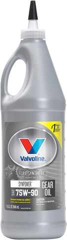 Valvoline VV975 1-Quart Bottle of Synpower SAE 75W-9 Full Synthetic Gear Oil