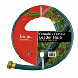 Green Thumb GTREM6FFL 5/8" Inch x 6' Foot Female To Female Leader Hose For Hose Reels - Quantity of 2