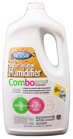 Best Air 246-PDQ 64 oz Bottle Of Golden Solutions Bacteriostatic Humidifier Water Treatment - Quantity of 3