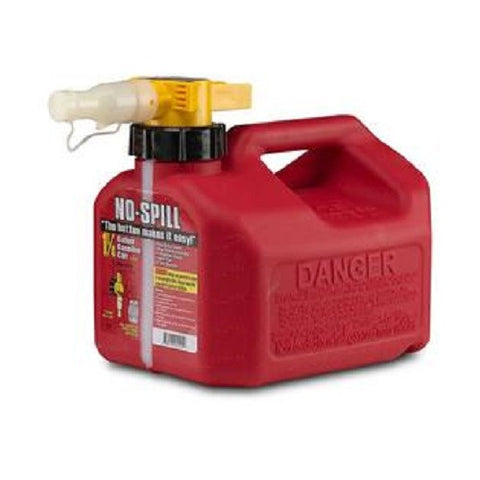 (3) ea NO SPILL 1415 1-1/4 GALLON CARB COMPLIANT GAS GASOLINE FUEL CANS