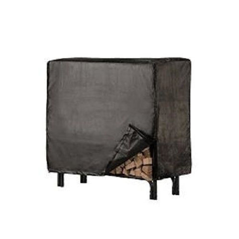 Panacea 15213 48" Black Vinyl Log Rack / Firewood Protective Cover