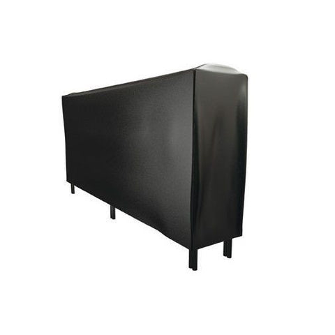 Panacea 15214 8 ft Black Vinyl Log Rack / Firewood Protective Cover