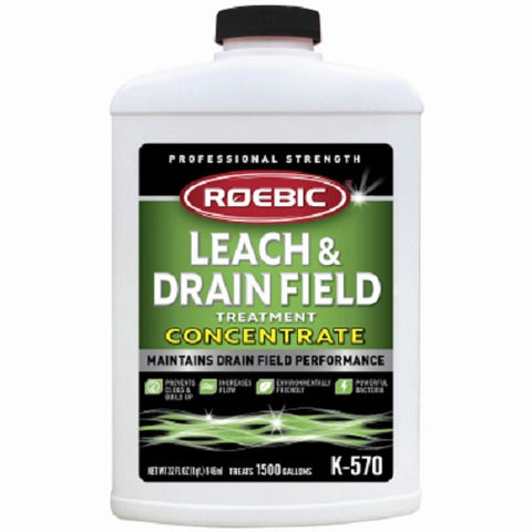 Roebic K-570-Q Quart of Concentrate Leach & Septic Drain Field Opener - Quantity of 1