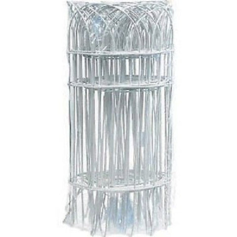 Panacea 89307 14" H x 20' L White Arch Top Garden Border Fence / Fencing - Quantity of 2