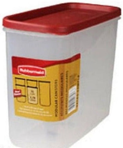 Rubbermaid 1776472 Racer Red 16 Cup Dry Food Storage Containers - Quantity of 4