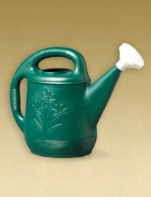 Novelty Mfg 30301 2 Gallon , 8L Green Plastic Watering / Sprinkling Cans - Quantity of 12