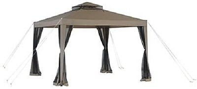Sunjoy A101000600 Weist Gazebo With Canopy & Netting 10 x 10 Foot - Quantity of 1
