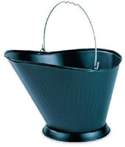 Panacea 15341 Black Metal Fireplace Coal Hod Ash Bucket - Quantity of 3