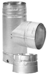 Duravent 3PVL-TR 3" Pellet Stove Chimney Vent Clean Out Tee w Cap
