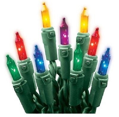 Holiday Wonderland 48351-88 450 Count 3 Sets x 150 Multi Mini Christmas Light Set - Quantity of 4