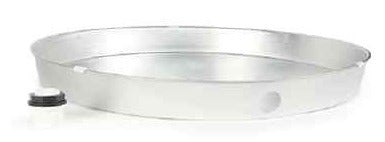 Camco 20800 20" x 2.25" Aluminum Water Heater Drain Pan w PVC Fitting