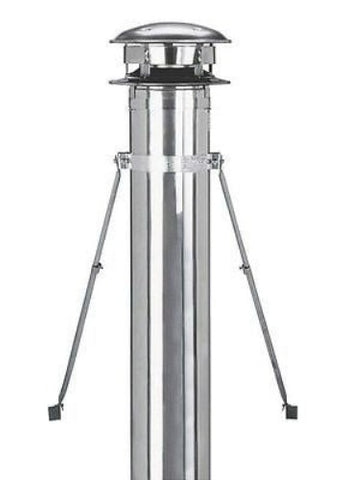 Selkirk 206440 6" 6T-RBK Chimney Pipe Support Roof Brace Bracing Kit - Quantity of 1