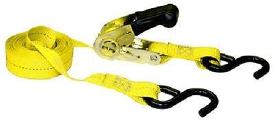 KEEPER 05506 4 PACK 15' RATCHET ATV CYCLE TIE DOWN STRAPS