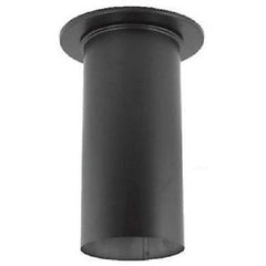 M&G Duravent 6DBK-SC 6" x 14" Single Wall Black Chimney Pipe Slip Connector