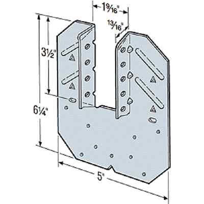 Simpson Strong Tie H10AZ Hurricane Tie Z-Max Lumber / Truss Connectors - Quantity of 25