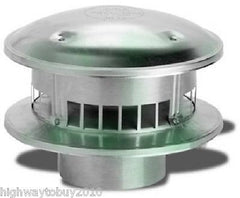 Selkirk 106800 6RV-RT 6" Round Type B Gas Vent Chimney Termination Cap