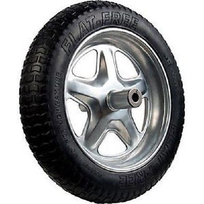 Ames / Jackson SFFTCC 16" Sport Flat Free Replacement Wheelbarrow Tire With Wheel - Quantity of 3