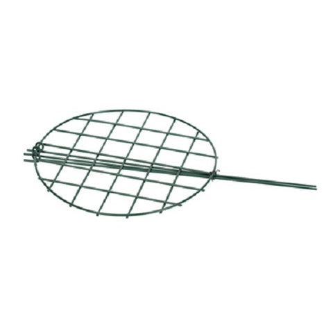 Panacea Products 89323GT 20" x 14" Green Steel Plant Support Grow Thru Ring - Quantity of 4