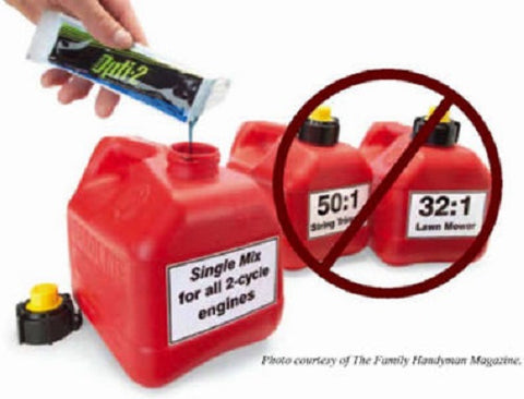 Interlub International 20096 1.8 oz Opti-2 2 Cycle Mix Engine Oil With Fuel Stabilizer - Quantity of 48