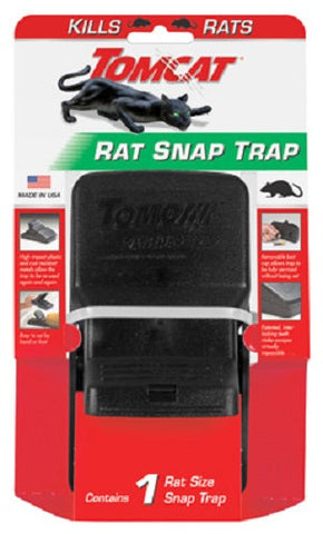 Tomcat 0361710 Reusable Rat Snap Trap - Quantity of 8