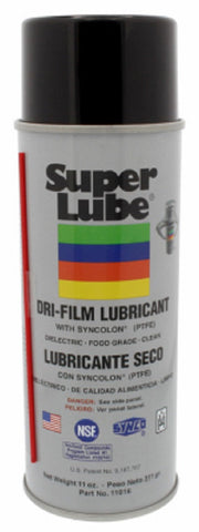 Synco Super Lube 11016 11 oz Can Of Dri-FIlm Lubricant - Quantity of 6