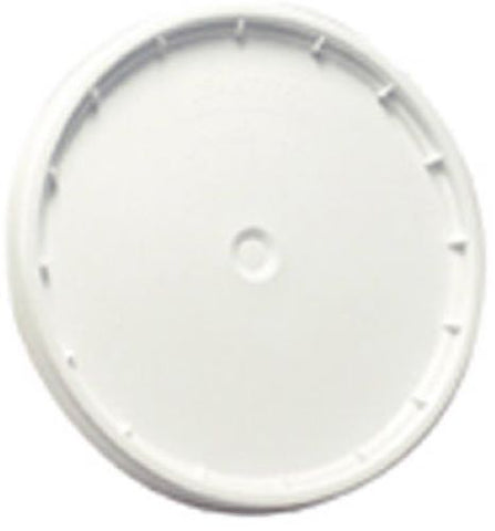 Leaktite LD6G01WH010 5 Gallon White Plastic Snap On Pail Bucket Lid - Quantity of 5