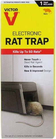 Victor M241B Indoor Electronic Rat & Mouse Trap - Quantity of 4