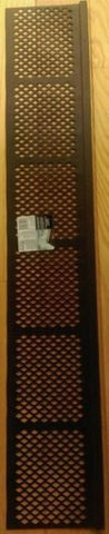 Amerimax 85379 36" Brown Plastic Gutter Guard Screen Cover Protectors - Quantity of 12