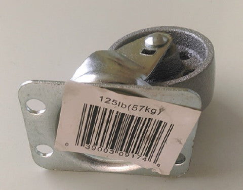 Richelieu America F25028 2" Inch Steel Wheel Swivel Plate Casters - Quantity of 8