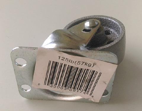 Richelieu America F25028 2" Inch Steel Wheel Swivel Plate Casters - Quantity of 4