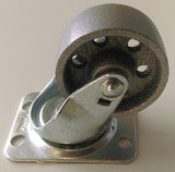 Richelieu America F25028 2" Inch Steel Wheel Swivel Plate Casters - Quantity of 8